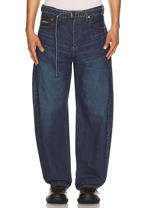 Sacai Denim Pants in Blue - Denim-Dark. Size 3 (also in 2, 4).