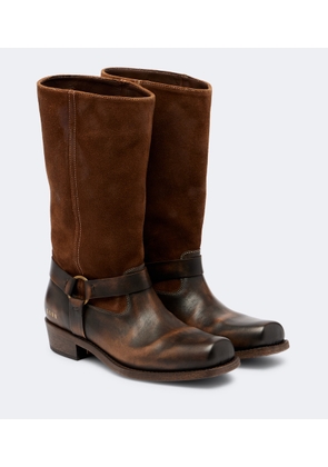 Golden Goose Biker leather mid-calf boots