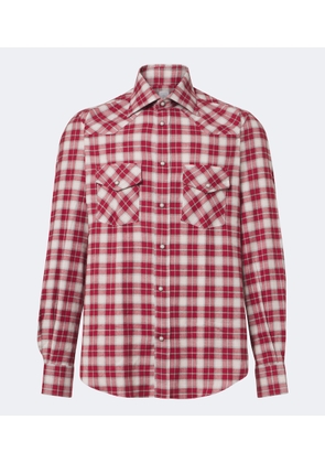Eleventy Plaid cotton shirt