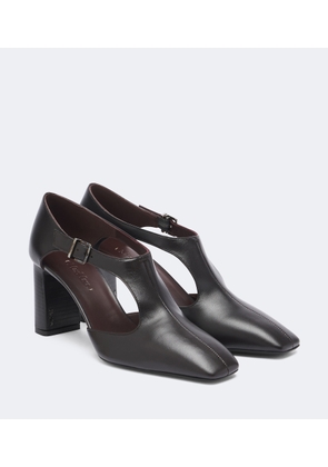 Max Mara Leather Mary Jane pumps