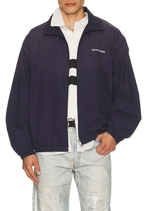 Acne Studios Olando Soft Cotton Poplin in Navy - Blue. Size 48 (also in 46, 50).