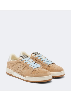 Fendi Fendi Match suede sneakers