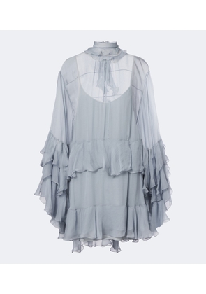 Chloe Ruffled muslin minidress