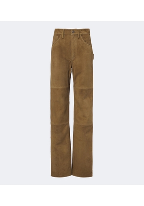 Altuzarra Mills suede straight pants