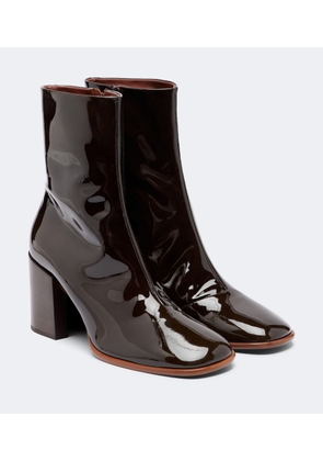 Dries Van Noten Patent leather mid-calf boots