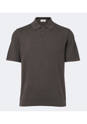 Lisa Yang Keir cotton and cashmere polo shirt
