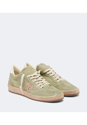 Golden Goose Ball Star glitter suede sneakers