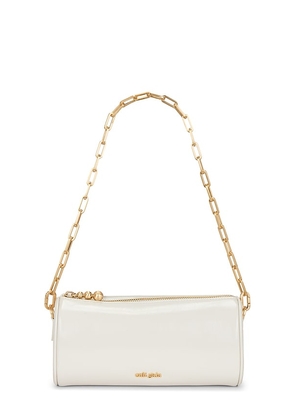 Cult Gaia Zozina Shoulder Bag in Ivory.