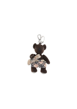 Burberry Brown Wool Oves Aries Keychain