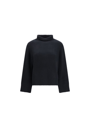 Allude Black Cashmere Turtleneck - M