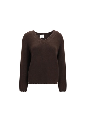 Allude Brown Cashmere Sweater - M
