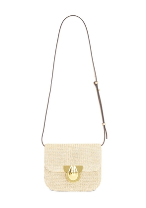 Cult Gaia Tazia Shoulder Bag in Tan.