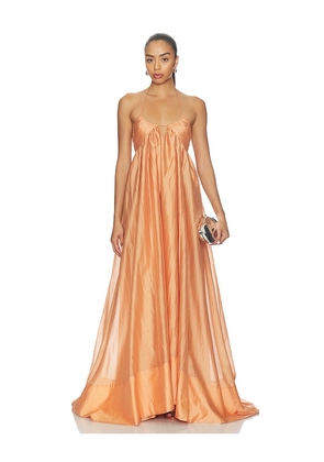 Camila Coelho Anastacia Maxi Dress in Orange. Size S. Also in XS, M.
