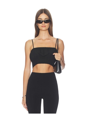 CLOSED Gathered Top in Black. Size XS. Also in L, M, S.