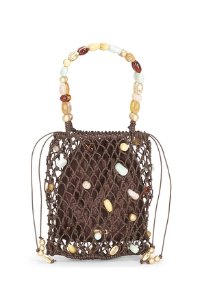 Cult Gaia Mercier Mini Tote Bag in Black.