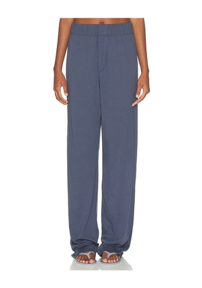Eterne Cotton Lounge Pant in Navy. Size XS. Also in S, M.