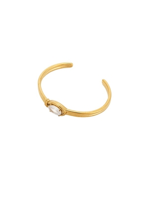 BRACHA Lux Cuff in Metallic Gold.