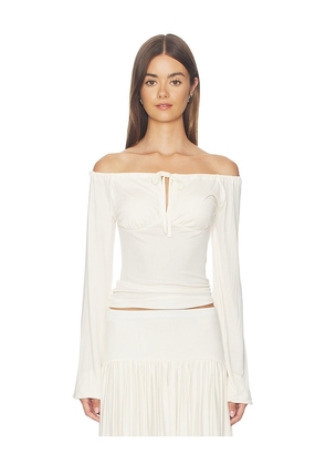 Aya Muse Elya Top in White. Size XS. Also in S, M, L.