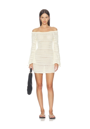 DEVON WINDSOR Tabitha Dress in Ivory. Size XS. Also in L, M, S, XL.