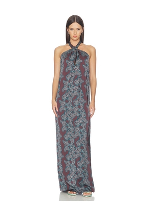 Camila Coelho Lina Gown in Chocolate. Size XXS. Also in S, M, XL.
