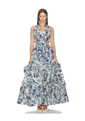 Cult Gaia Wynter Dress in Navy. Size 0. Also in 2, 4, 6.