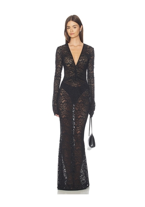 Bananhot Tyler Maxi Dress in Black. Size XS. Also in S, M, L.