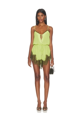 AFRM Buckley Romper in Green. Size XS. Also in S.
