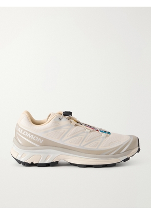 Salomon - Xt-6 Rubber-trimmed Mesh Sneakers - Silver - UK 3.5,UK 4,UK 4.5,UK 5,UK 5.5,UK 6,UK 6.5,UK 7,UK 7.5,UK 8,UK 8.5,UK 9