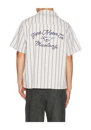 Junk Food Ford Mustang Shirt in Grey. Size S. Also in M, L, XL/1X.