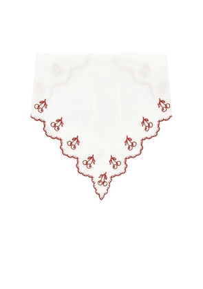 For Love & Lemons Isla Headpiece in White.