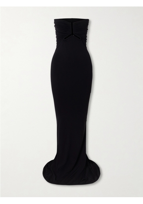 Rick Owens - Allanah Strapless Draped Jersey Maxi Dress - Black - IT38,IT40,IT42,IT44,IT46,IT48