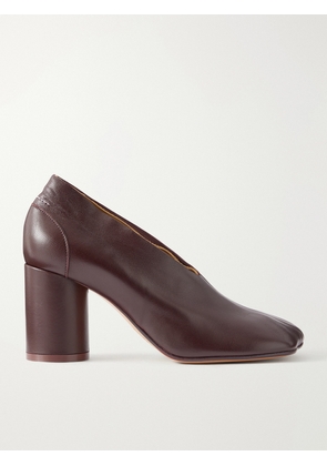 MM6 Maison Margiela - Court 85 Leather Pumps - Burgundy - IT35.5,IT36,IT36.5,IT37,IT37.5,IT38,IT38.5,IT39,IT39.5,IT40,IT40.5,IT41
