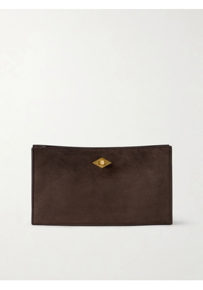Métier - Ease Suede Clutch - Brown - One size