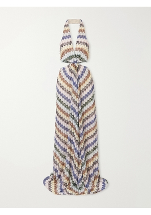 Missoni - Striped Metallic Crochet Maxi Dress - Multi - IT38,IT40,IT42,IT44
