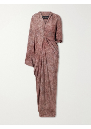 Cortana - Mayu Satin Midi Dress - Red - x small,small,medium,large