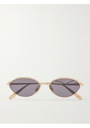 DIOR Eyewear - Rounded-shaped Metal Sunglasses - Gold - One size