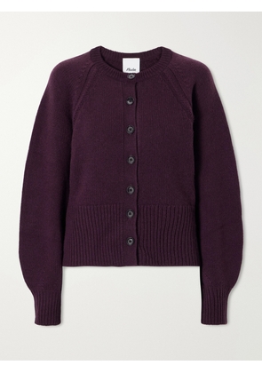Allude - Cashmere Cardigan - Purple - xx small,x small,small,medium,large,x large