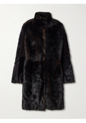 Nour Hammour - Blaise Shearling Coat - Brown - x small,small,medium,large,x large