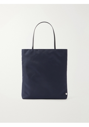 Valesque - Thea Leather-trimmed Nylon Tote Bag - Blue - One size