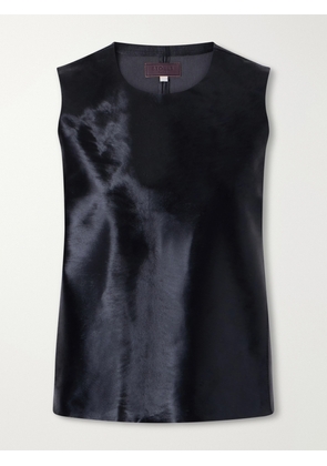 STOULS - Goya Fantasy Calf Hair Tank - Black - x small,small,medium,large,x large