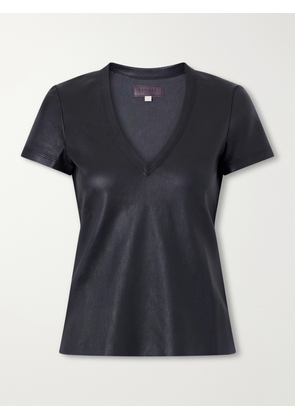 STOULS - Gigi Leather T-shirt - Black - x small,small,medium,large,x large