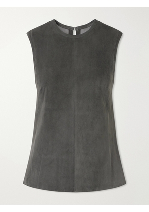 STOULS - Miuccia Suede Tank - Gray - x small,small,medium,large,x large