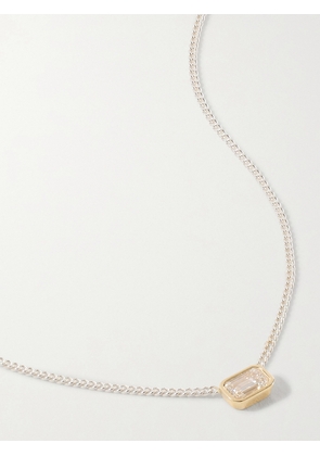 Loren Stewart - 14-karat Gold And Sterling Silver Diamond Necklace - One size