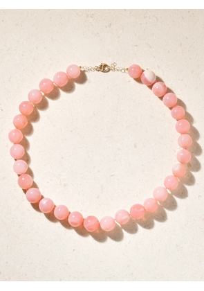 JIA JIA - Oracle 14-karat Gold Opal Beaded Necklace - Pink - One size