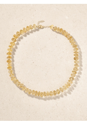 JIA JIA - 14-karat Gold Citrine Necklace - Yellow - One size
