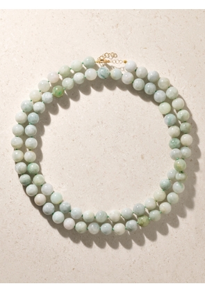 JIA JIA - Double 14-karat Gold Jade Necklace - Green - One size