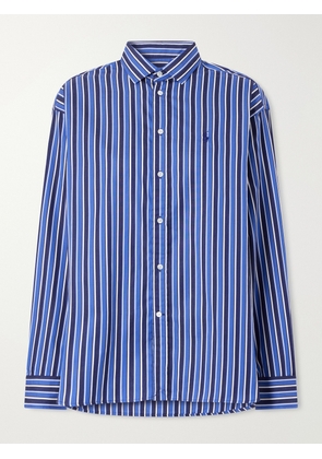 Polo Ralph Lauren - Striped Cotton-poplin Shirt - Blue - xx small,x small,small,medium,large,x large