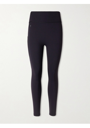 ON - Studio 7/8 Stretch Recycled-jersey Leggings - Black - x small,small,medium,large,x large
