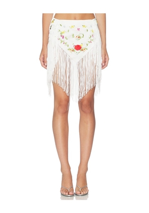 NIIHAI Lara Skirt in White. Size XS. Also in S, M, L, XL.