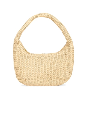 Mansur Gavriel Mini Gnocchi Bag in Tan.